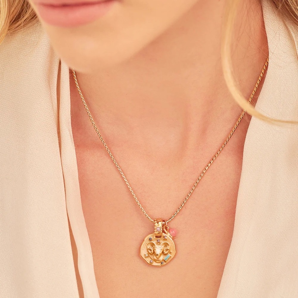 Astro Zodiac Necklace- Aires